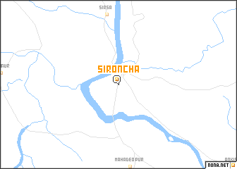 map of Sironcha