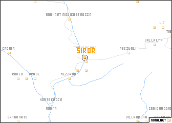 map of Siror