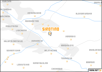 map of Sirotino