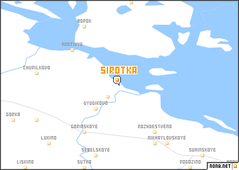 map of Sirotka