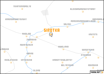 map of Sirotka