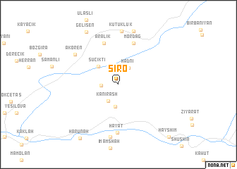 map of Sīrō