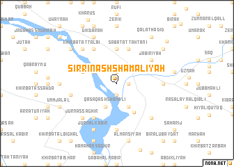 map of Şirrīn ash Shamālīyah