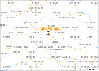 map of Sirr Yaḩūr