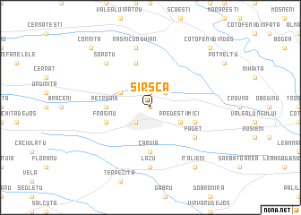 map of Sîrsca