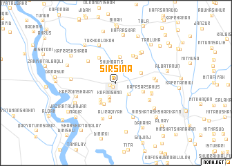 map of Sirsinā