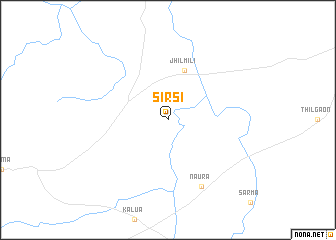 map of Sirsi