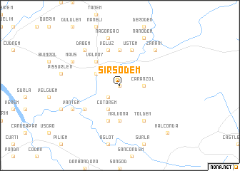 map of Sirsodem