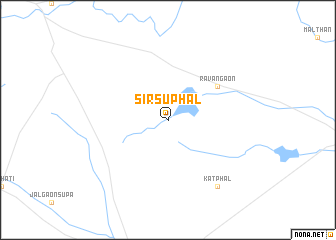 map of Sirsuphal