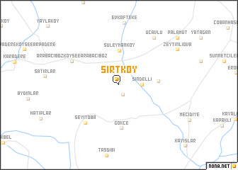 map of Sırtköy