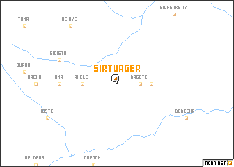 map of Sirtʼu Āger
