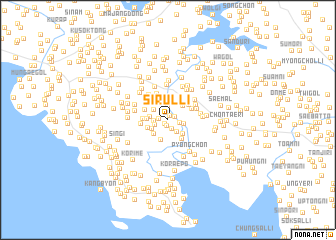map of Sirŭl-li