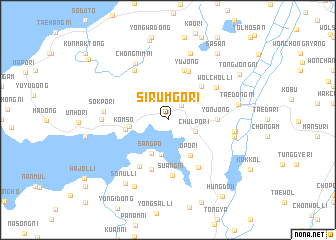 map of Sirŭmgŏ-ri