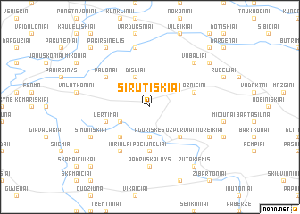 map of Sirutiškiai