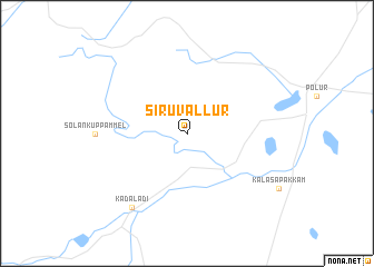 map of Siruvallūr