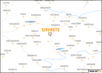 map of Sirvaste