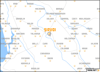 map of Sirvoi