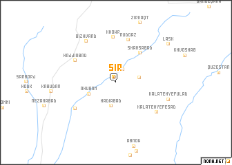 map of Sīr