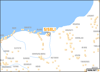 map of Sisali