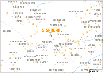 map of Sīsangān