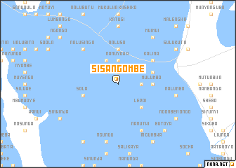 map of Sisangombe