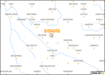 map of Sisaung