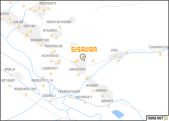 map of Sisavan