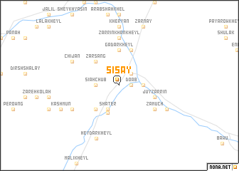 map of Sīsay