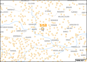 map of Šiša