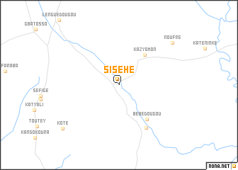 map of Siséhé