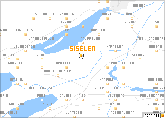map of Siselen