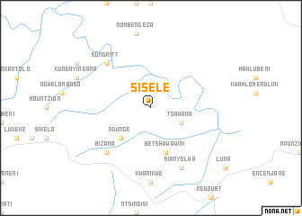 map of Sisele