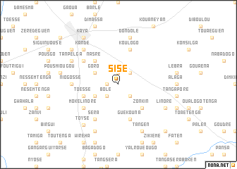 map of Sisè