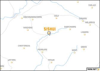 map of Sishui