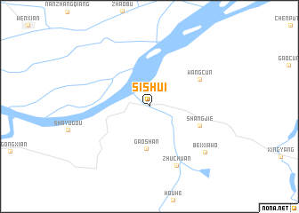 map of Sishui