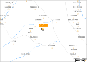 map of Sisibi