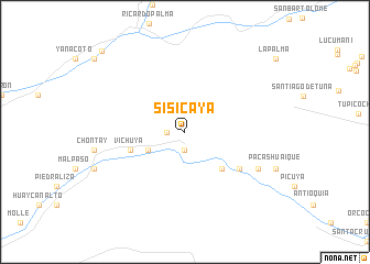 map of Sisicaya