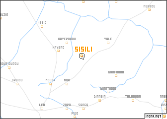 map of Sisili