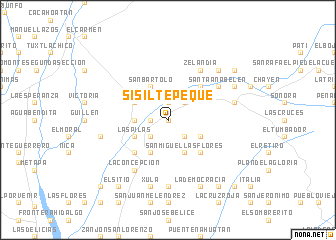 map of Sisiltepeque