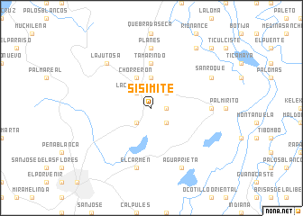 map of Sisimite