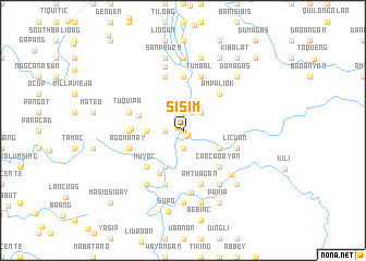 map of Sisim