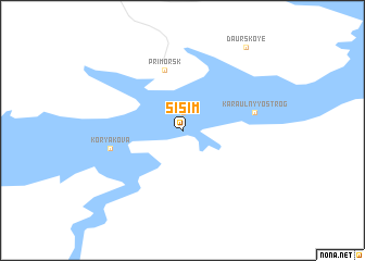 map of Sisim