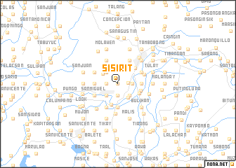 map of Sisirit