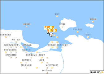 map of Sisir