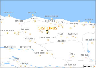 map of Sisklipos