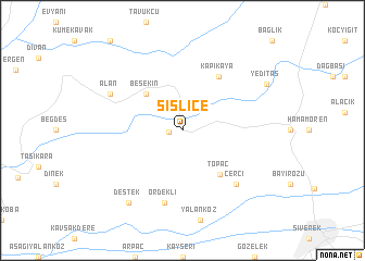 map of Sislice