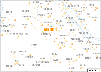 map of Šišman