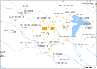 map of Sīsnīān