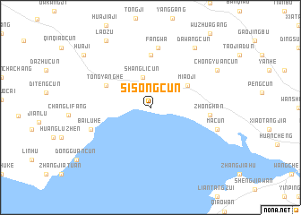 map of Sisongcun