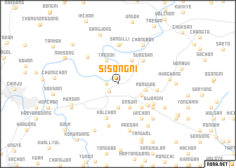 map of Sisŏng-ni